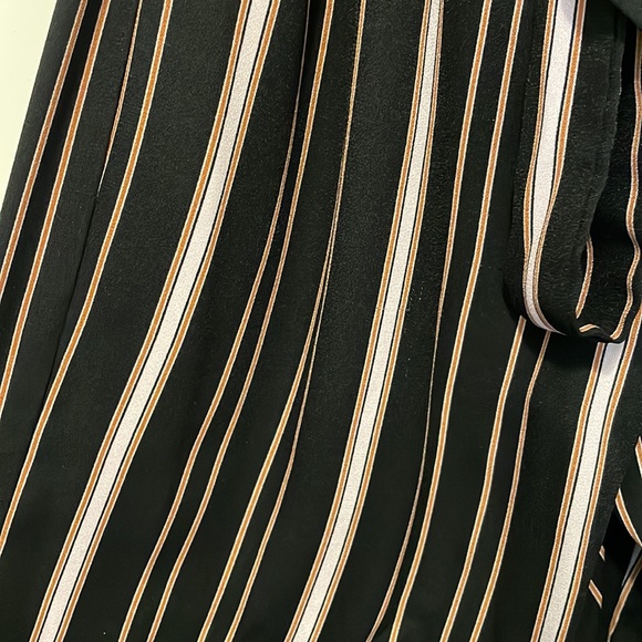 Striped Paper Bag Pants - Picture 2 of 3